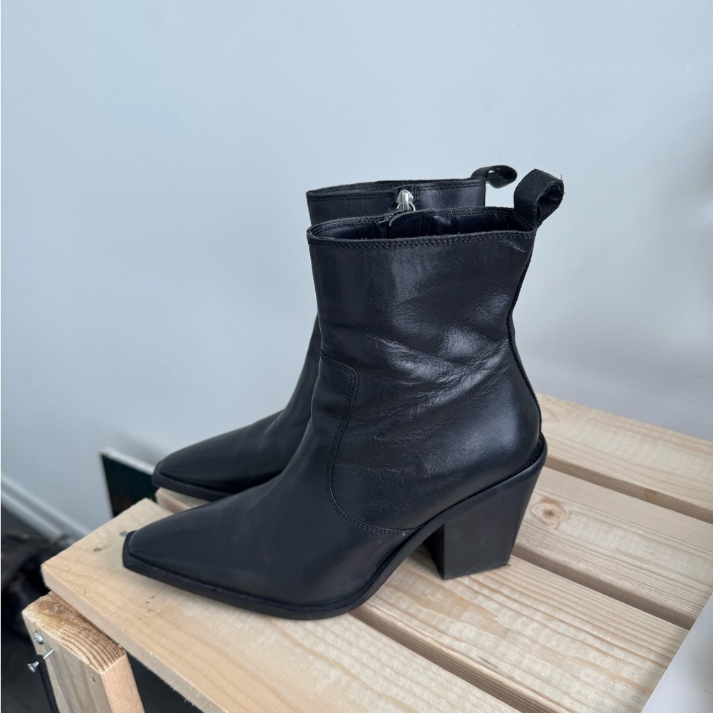 Mango Black Ankle Boots